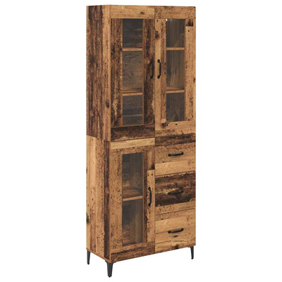 Highboard Stare drewno 69,5 x 34 x 180 cm Drewno inżynieryjne