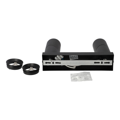 Oprawa punktowa natynkowa listwa FALGA 2 Black spot 2xGU10 czarny EDO777442 EDO Solutions