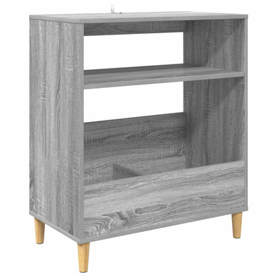 Stojak na odtwarzacz płyt Szary Sonoma 71 x 39,5 x 83 cm