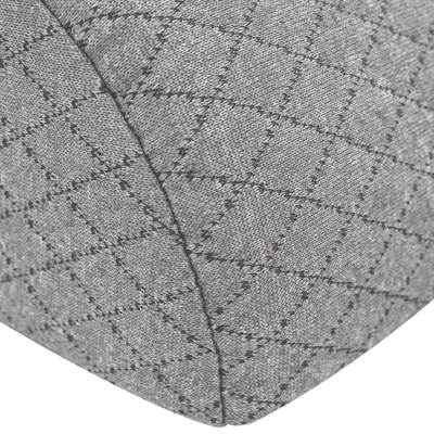 Poduszka na nogi Szary 52 x 20 x 11 cm Pianka z pamięcią