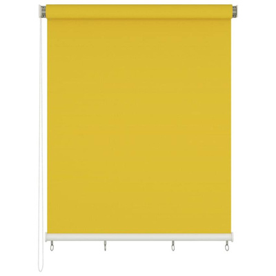 vidaXL Roleta zewnętrzna, 220x140 cm, żółta
