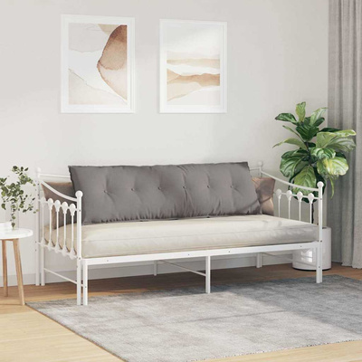 Poduszka na plecy Ciemnoszary 160 x 19 x 50 cm tkanina