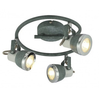Lampa wisząca szara spirala 3xGU10 50W Sabinyo Globo 57000-3