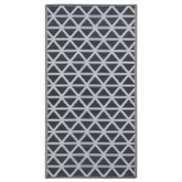 vidaXL Dywan na zewnątrz, czarny, 120x180 cm, PP