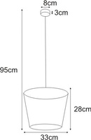 Lampa wisząca K-4641 z serii SOUL BLACK KAJA