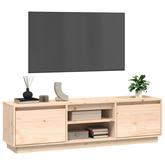 Szafka pod telewizor, 140x35x40 cm, lite drewno sosnowe