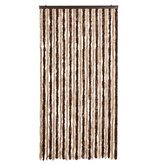 Zasłona przeciwko owadom, beż i jasny brąz, 100x220 cm, szenil