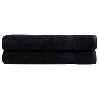 Ręczniki premium SOLUND, 2 szt., czarne, 80x200 cm, 600 g/cm?