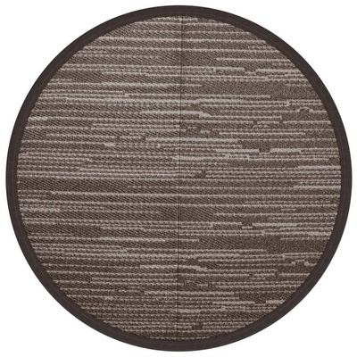 vidaXL Dywan na zewnątrz, brązowy, ?120 cm, PP