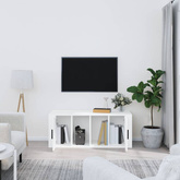 vidaXL Szafka pod TV, biała, 100x35x40 cm, materiał drewnopochodny