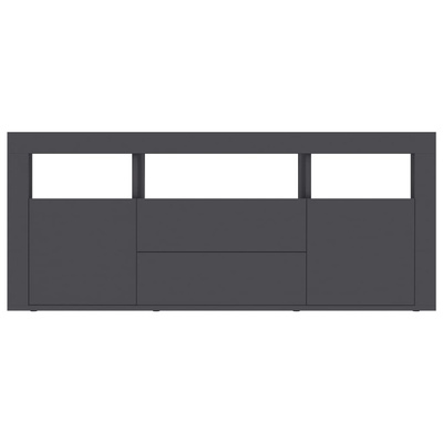 vidaXL Szafka pod TV, szara, 120x30x50 cm, materiał drewnopochodny