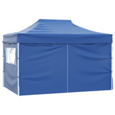 Namiot Imprezowy Niebieski 291 x 431 x 315 cm Materiał Oxford