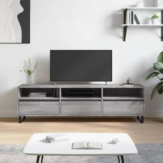 vidaXL Szafka pod TV, szary dąb sonoma, 150x30x44,5 cm model standard