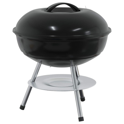 Grill węglowy Czarny 36,5 x 36,5 x 40 cm