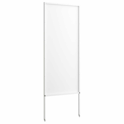 Ekran zapewniający prywatność w ogrodzie Biały 50 x 140 cm