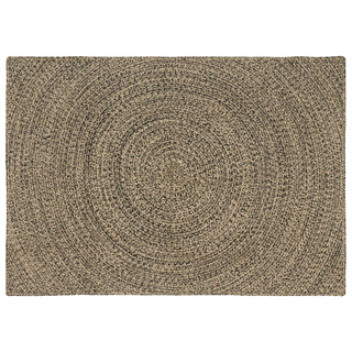 Dywany pokojowe Naturalny i czarny 120 x 170 cm Juta