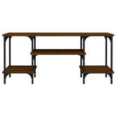 vidaXL Szafka pod TV, brązowy dąb, 102x35x45,5 cm