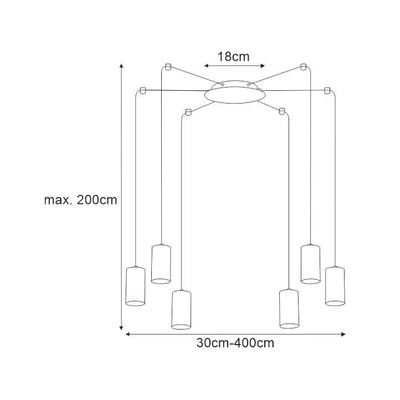 Lampa wisząca K-4893 z serii VIGO