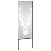 Ekran zapewniający prywatność w ogrodzie Srebrny 50 x 140 cm