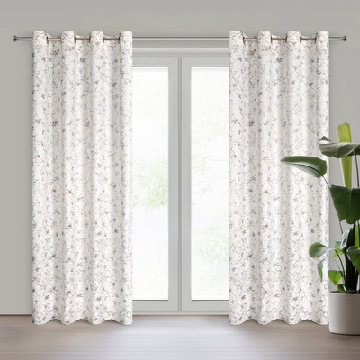 Zasłona Carmela kremowa 140x250