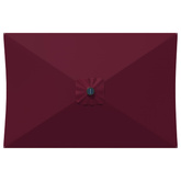 Parasol ogrodowy z oświetleniem LED i podstawą 200 x 300 cm