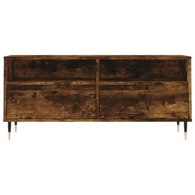 Szafka pod TV, przydymiony dąb, 100x34,5x44,5 cm vidaXL