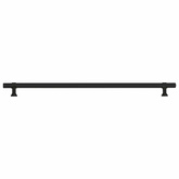 Uchwyty do szafek, 5 szt., czarne, 320 mm, stal nierdzewna
