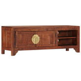 vidaXL Szafka pod TV, 120x30x40 cm, lite drewno akacjowe