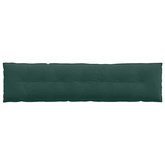 Poduszka na plecy Ciemna zieleń 200 x 50 cm Tkanina sztruksowa