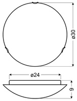 Lampa Sufitowa Candellux Fold 13-82599 Plafon E27