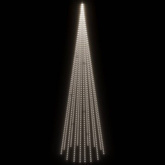 vidaXL Choinka do montażu na maszcie, 1134 zimnych białych LED, 800 cm