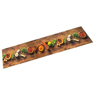 vidaXL Dywanik kuchenny, wzór w przyprawy, 60x180 cm, aksamit model standard