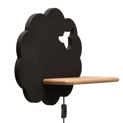 Półka podświetlana LED 5W 4000K IQ Kids Sheep czarny 21-85122