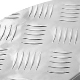 Stopień Półksiężyc 15 pcs Srebrny 60 x 18 x 2,5 cm Aluminium