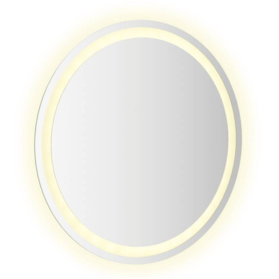 vidaXL Lustro łazienkowe z LED, okrągłe, 60 cm