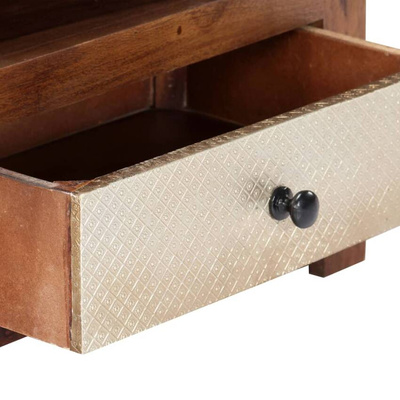 vidaXL Szafka pod TV, 90 x 30 x 40 cm, lite drewno sheesham