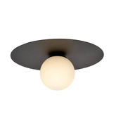 Lampa sufitowa  SOLAR 1 BLACK/OPAL