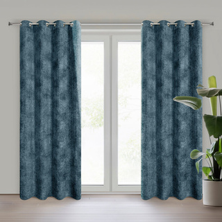 Zasłona Aleta granatowa 135x250
