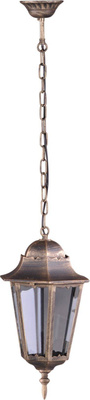 Wisząca lampa zewnętrzna K-5006H czarna/złota z serii LOZANA KAJA