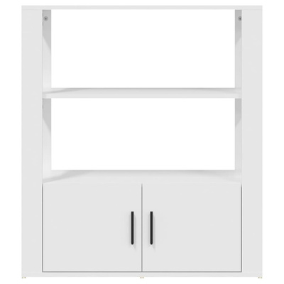 vidaXL Komoda, biała, 80x30x90 cm, materiał drewnopochodny