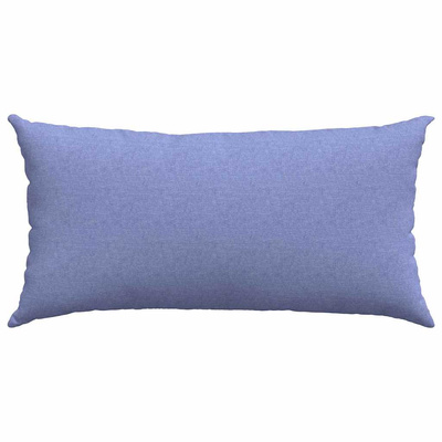 Poduszki na sofę 2 pcs Niebieski dżins 80 x 40 cm tkanina
