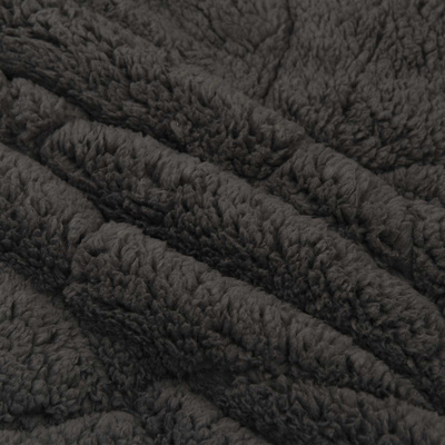 Zimowa Kołdra Antracyt 220 x 260 cm Mikrofibra i Fleece Teddy