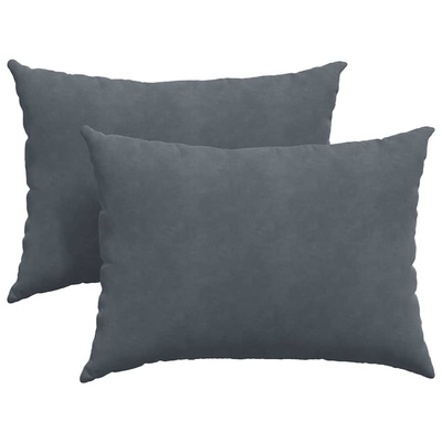 Poduszki na sofę 2 pcs Ciemnoszary 70 x 50 cm