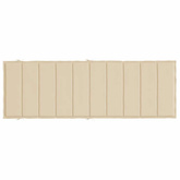 Poduszka na leżak, beżowa, 186x58x3 cm, tkanina Oxford