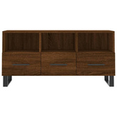 vidaXL Szafka pod TV, brązowy dąb, 102x36x50 cm