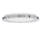 Plafon do łazienki PIXEL minimalistyczny – srebrny chromowany 22,5 cm - okrągły plafon LED z funkcją ściemniania 3000K 12W IP441