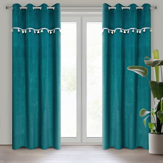 Zasłona Kids ciemnoturkusowa 140x250