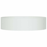 Pierścień doniczki 5 pcs Biały 80 x 80 x 20 cm Stal zimnogięta
