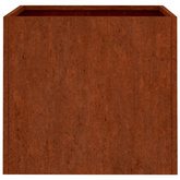Donice, 2 szt., 49x47x46 cm, stal kortenowska