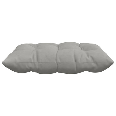 Poduszki na siedziska 4 pcs Jasnoszary 40 x 40 x 6 cm